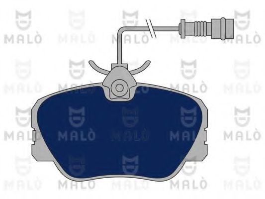 Комплект тормозных колодок, дисковый тормоз MALÒ 1050607
