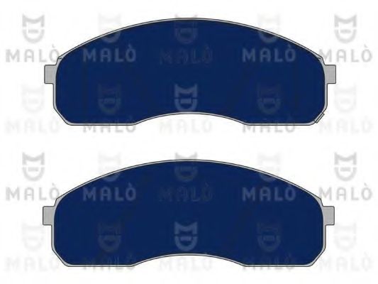 Комплект тормозных колодок, дисковый тормоз MALÒ 1050632