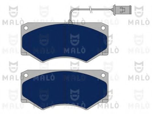 Комплект тормозных колодок, дисковый тормоз MALÒ 1050909