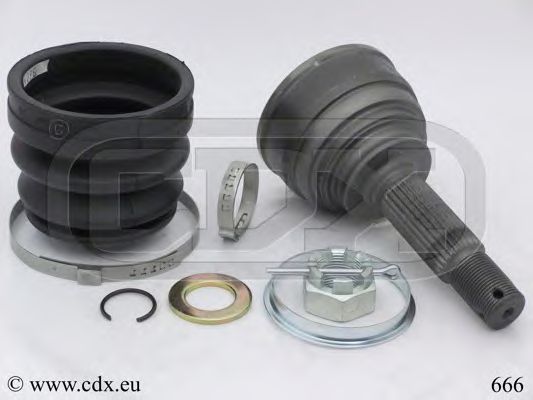 Шарнирный комплект, приводной вал CDX 666