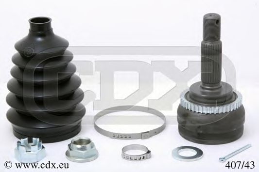 Шарнирный комплект, приводной вал CDX 40743