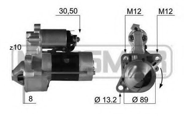 Стартер MESSMER 220342