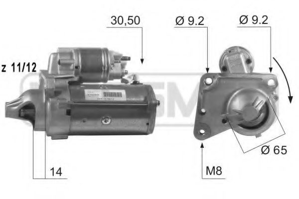 Стартер MESSMER 220429