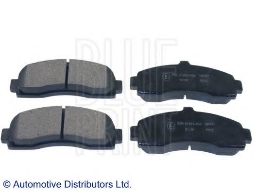 Комплект тормозных колодок, дисковый тормоз BLUE PRINT ADN14290
