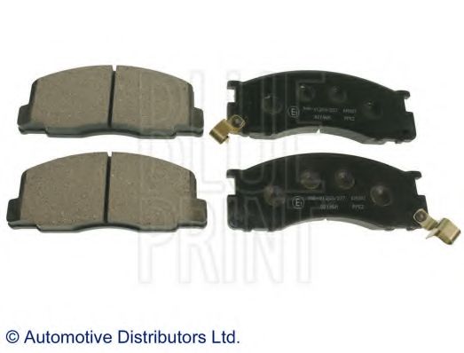 Комплект тормозных колодок, дисковый тормоз BLUE PRINT ADT342127