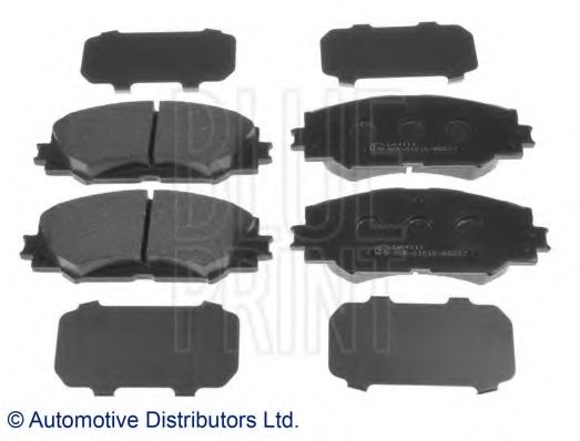 Комплект тормозных колодок, дисковый тормоз BLUE PRINT ADT342171