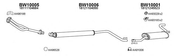 Система выпуска ОГ VENEPORTE 100045