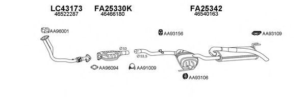 Система выпуска ОГ VENEPORTE 250266