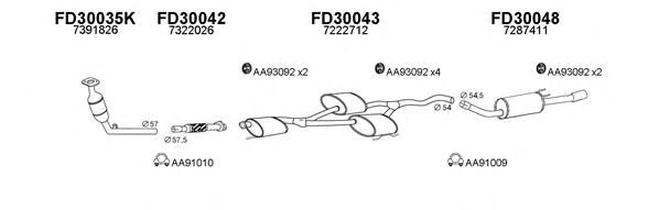 Система выпуска ОГ VENEPORTE 300382