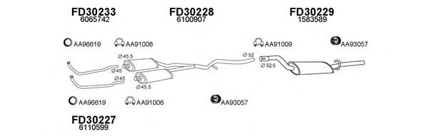 Система выпуска ОГ VENEPORTE 300439
