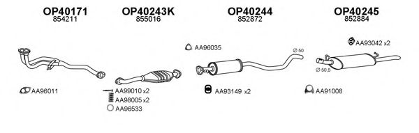 Система выпуска ОГ VENEPORTE 400275