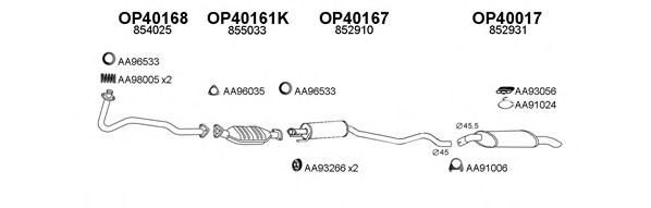 Система выпуска ОГ VENEPORTE 400463