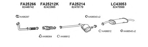 Система выпуска ОГ VENEPORTE 430051