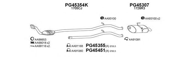 Система выпуска ОГ VENEPORTE 450222