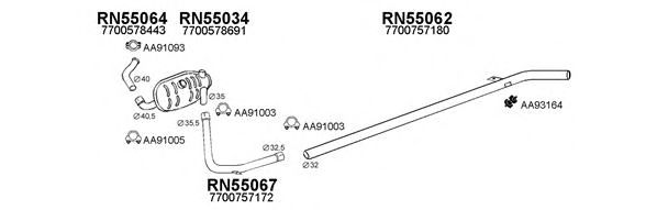 Система выпуска ОГ VENEPORTE 550007