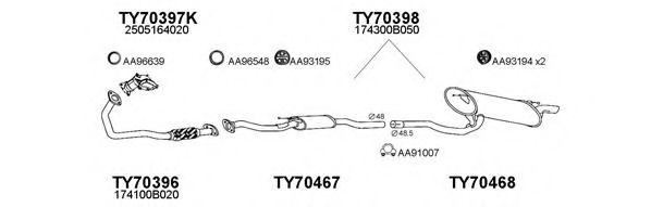 Система выпуска ОГ VENEPORTE 700004