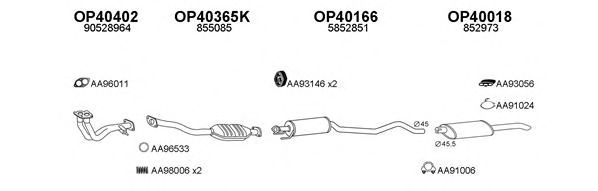 Система выпуска ОГ VENEPORTE 770092