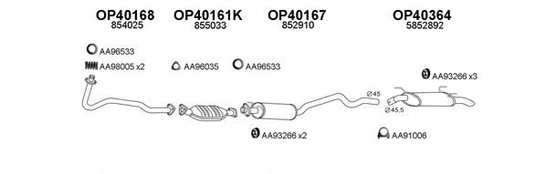 Система выпуска ОГ VENEPORTE 770127