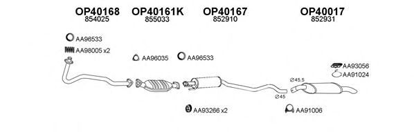 Система выпуска ОГ VENEPORTE 770135