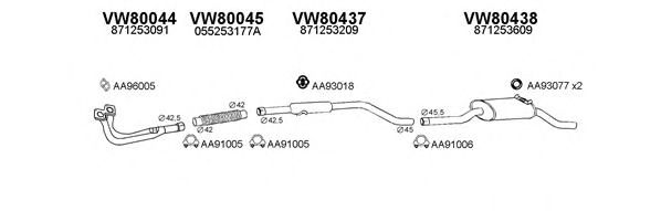 Система выпуска ОГ VENEPORTE 800164
