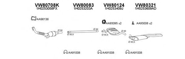 Система выпуска ОГ VENEPORTE 800455
