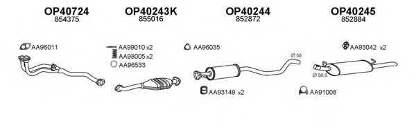 Система выпуска ОГ VENEPORTE 400552