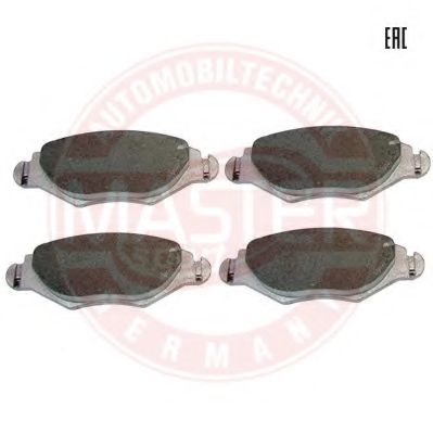 Комплект тормозных колодок, дисковый тормоз MASTER-SPORT 13-0460-3975-2K-SET-MS