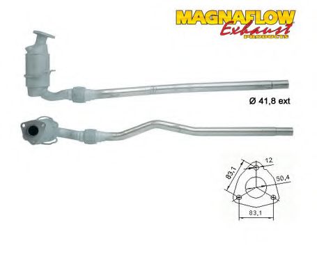 Катализатор MAGNAFLOW 85838