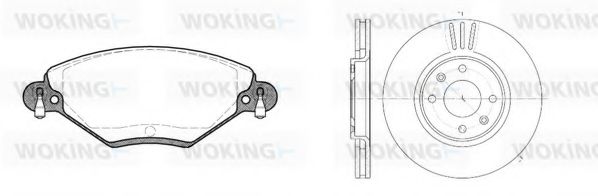 Комплект тормозов, дисковый тормозной механизм BENDIX DP61030