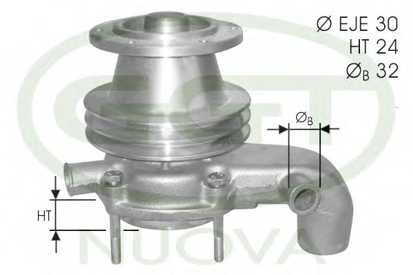 Водяной насос GGT PA12032