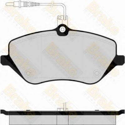 Комплект тормозных колодок, дисковый тормоз Brake ENGINEERING PA1573