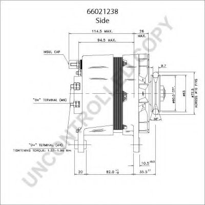 Генератор PRESTOLITE ELECTRIC 66021238