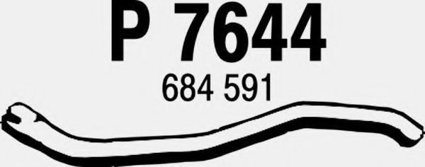 Труба выхлопного газа FENNO 7644