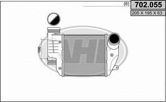 Интеркулер AHE 702.055