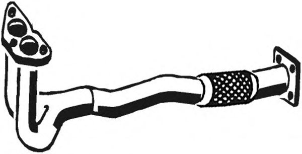 Труба выхлопного газа ASMET 24039