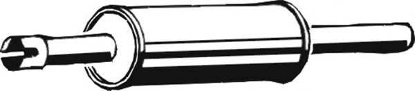 Средний глушитель выхлопных газов ASMET 03.007