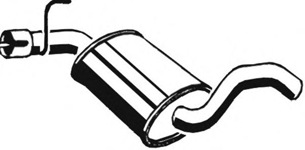 Средний глушитель выхлопных газов ASMET 03.054