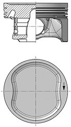 Поршень KOLBENSCHMIDT 40571600