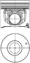 Поршень KOLBENSCHMIDT 099012
