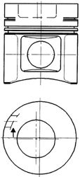 Поршень KOLBENSCHMIDT 125150