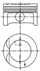 Поршень KOLBENSCHMIDT 99438600