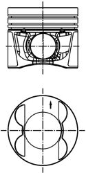 Поршень KOLBENSCHMIDT 99941600