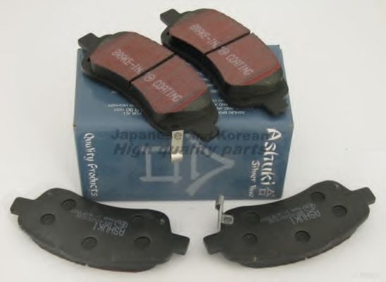 Комплект тормозных колодок, дисковый тормоз ASHUKI T112-58A