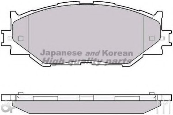 Комплект тормозных колодок, дисковый тормоз ASHUKI T112-89