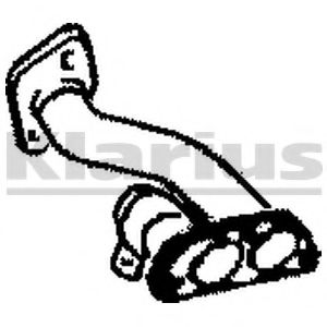 Труба выхлопного газа KLARIUS 110210