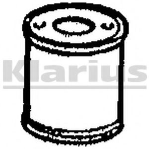 Средний глушитель выхлопных газов KLARIUS 210164
