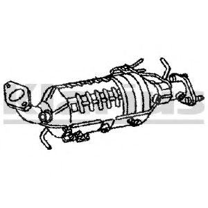 Сажевый / частичный фильтр, система выхлопа ОГ KLARIUS 390159