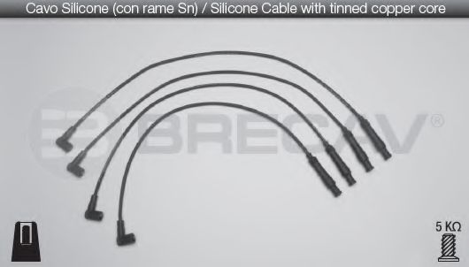 Комплект проводов зажигания BRECAV 01.531