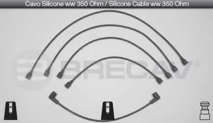 Комплект проводов зажигания BRECAV 06.541