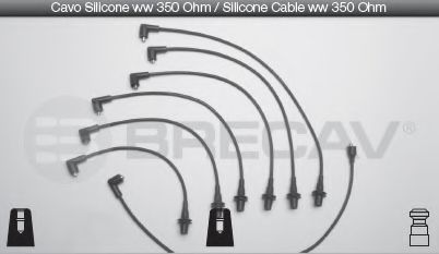 Комплект проводов зажигания BRECAV 07530